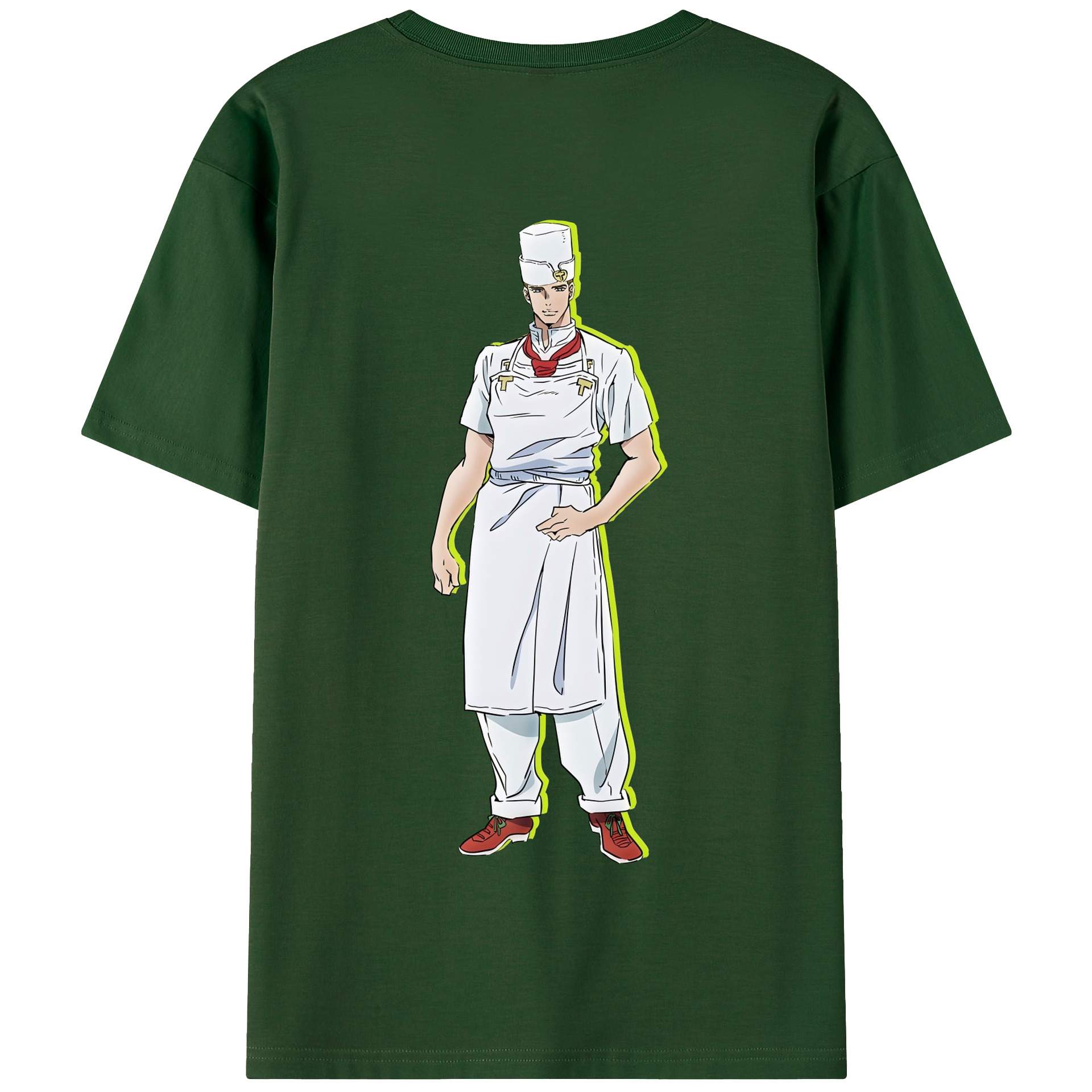 （画像用） ジョジョの奇妙な冒険 Tonio Trussardi JoJo's Bizarre Adventure トニオ?トラッサルディ 綿100％半袖Tシャツ（背面プリント）